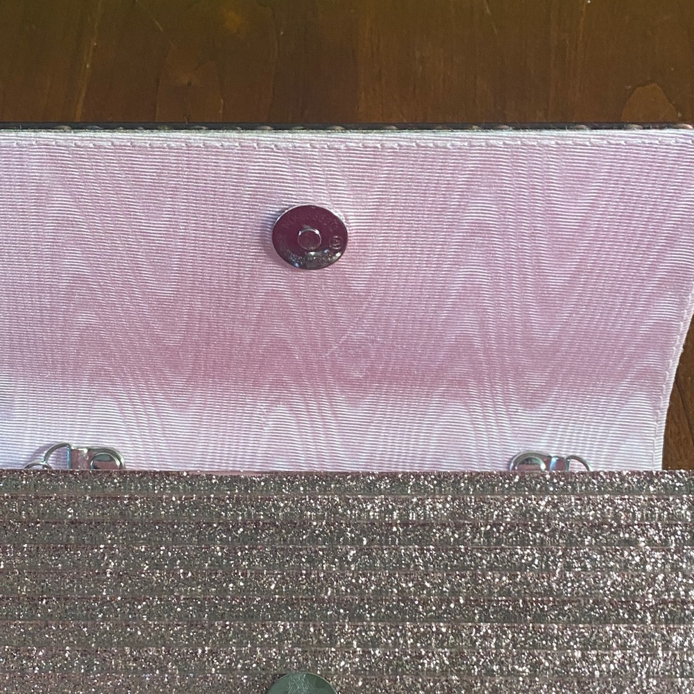 Kurt Geiger Rainbow Crystal Clutch with Chain - Picture 2 of 4